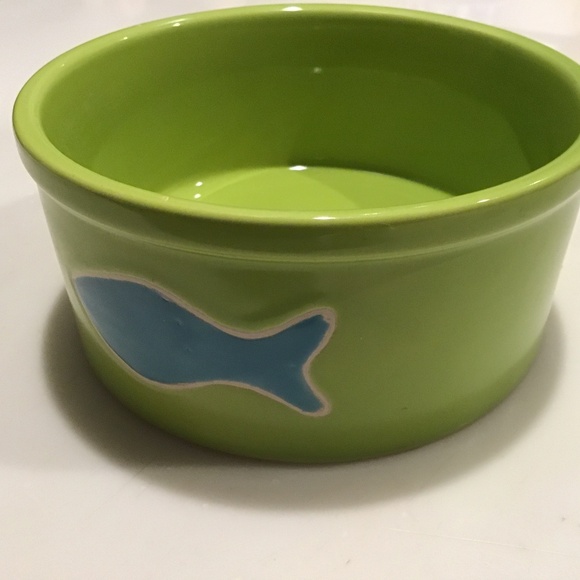 PETRAGEOUS CAT FEEDING/WATER CERAMIC BOWL - Picture 1 of 5